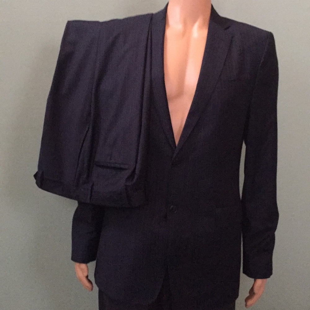 Versace Collection Suit Pinstriped - image 1